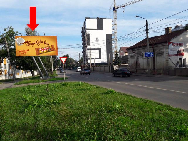 Щит 6x3,  Каспрука ул., 50, в сторону Сторожинецкой ул.