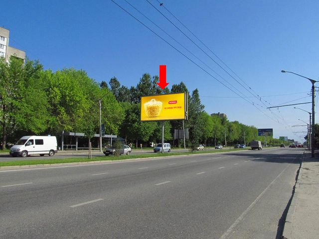Призма 6x3,  Стрыйская ул., 258 - ул. Максимовича, разделитель, из центра