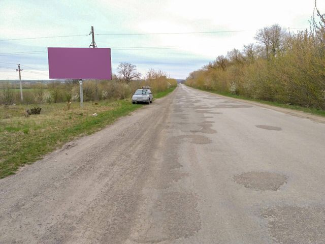Щит 6x3,  пгт Гусятин, со стороны Лычковцов