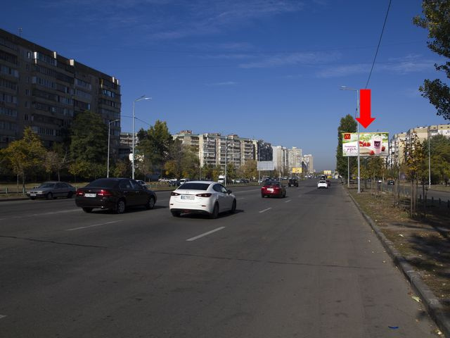 Щит 6x3,  Ревуцкого ул. 29, в сторону ул. Тростянецкой