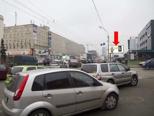 Цифрова панель 6x3,  Бандери пр. (колиш. Московський пр.), 8 - вул. Єрмака, біля супермаркетів "Фокстрот", "Ашан", в сторону вул. Теліги