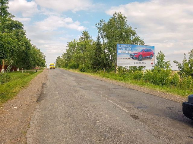 Щит 6x3,  Трасса Ковель-Черновцы (М-19), п. Дымка, въезд на трассу