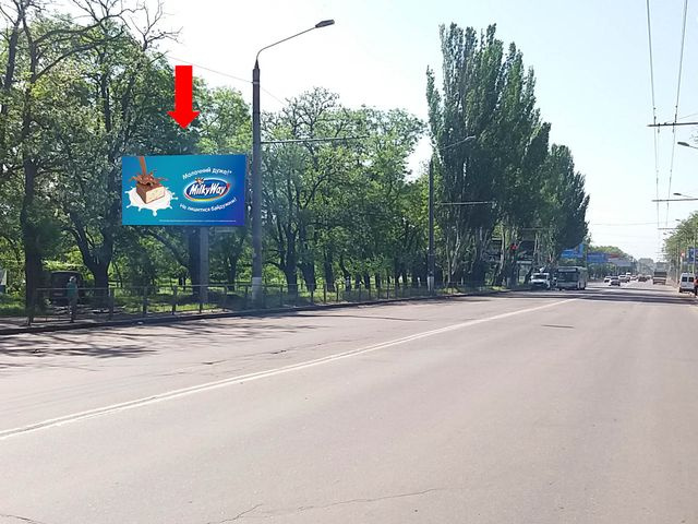 Щит 6x3,  Героев Сталинграда пр., 13, возле ТРЦ "Магеллан", супермаркетов "Таврия В", "Эльдорадо", в центр