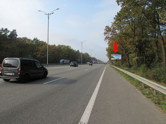 Щит 6x3,  Трасса Киев-Борисполь, остановка с. Пролиски, в сторону Киева