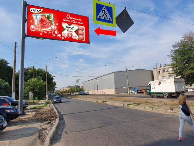 Щит 6x3,  Морозова ул. - ул. Плехановская в сторону пр. Г.Сталинграда