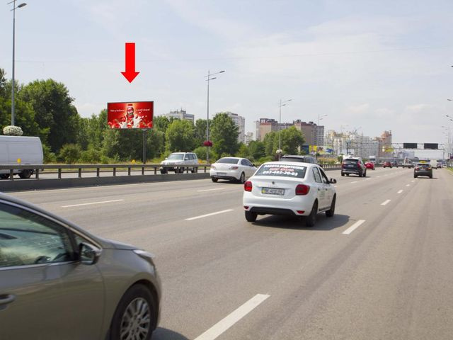Щит 6x3,  Бажана пр., 5 В, напротив, в сторону ст.м. "Харьковская", центра