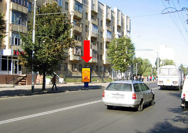 Сітілайт 1.2x1.8,  Киевская ул., 75 / ул. Восточная, возле ломбарда "Благо"