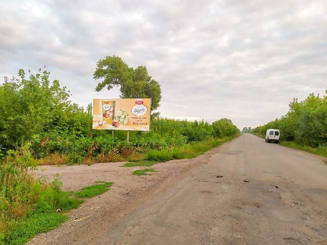 Щит 6x3,  пгт Талалаевка, въезд в город