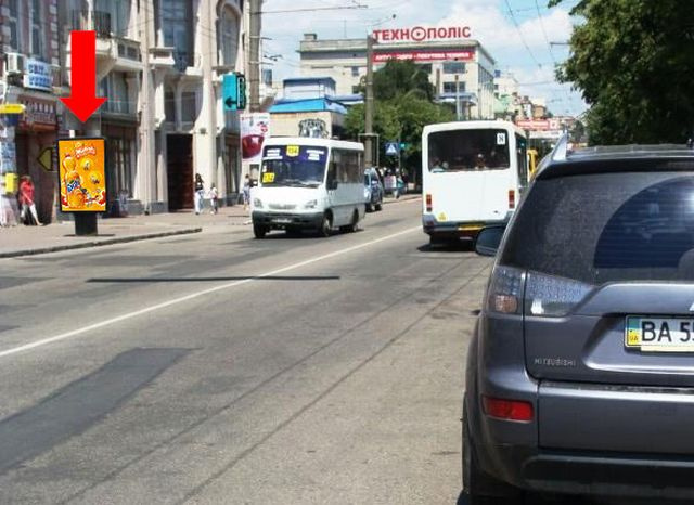 Сітілайт 1.2x1.8,  Б. Перспективная ул. (бывш. Маркса ул.), 60, возле магазина "Фуджи-експресс"