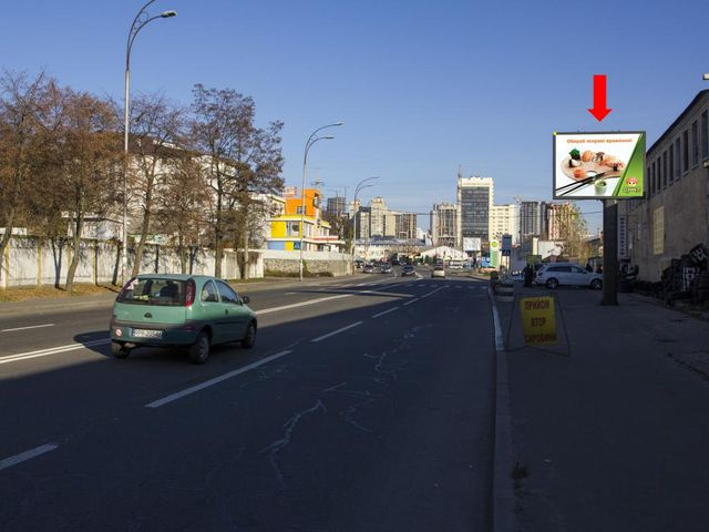 Щит 3.14x2.3,  Брожко ул. (бывш. Кировоградская ул.), 100м. до ул. Изюмская, в сторону ул. Гринченко