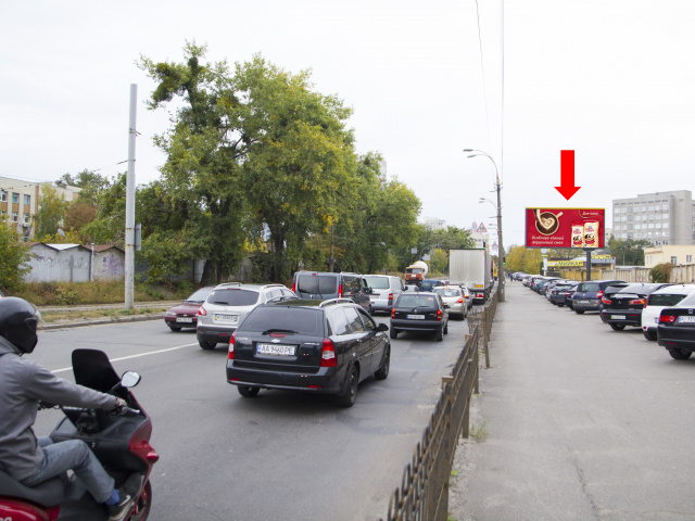 Цифрова панель 6x3,  Дегтярівська вул. 51, на світлофорі, в сторону вул. Теліги