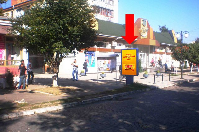Сітілайт 1.2x1.8,  Соборная ул., возле магазина "Ева"