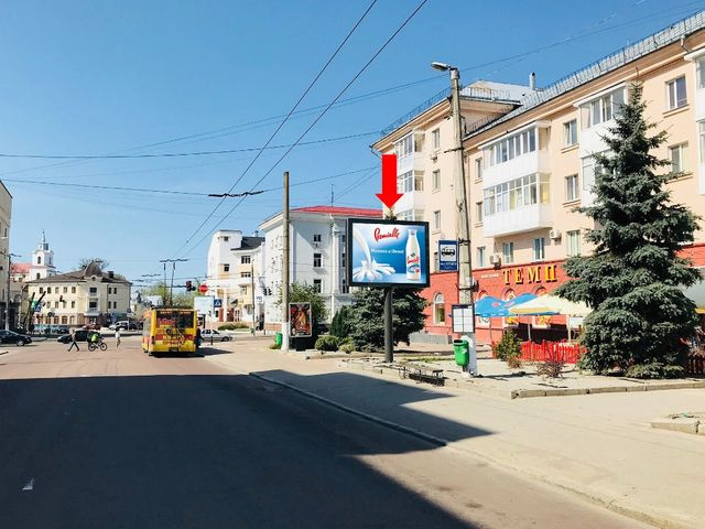 Скролл 3.14x2.3,  Победы пл., 1/12, возле магазина "ТЕМП", центр