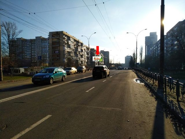Щит 6x3,  Иорданская ул. (бывш. Гавро ул.), 4, в сторону пр. Бандеры