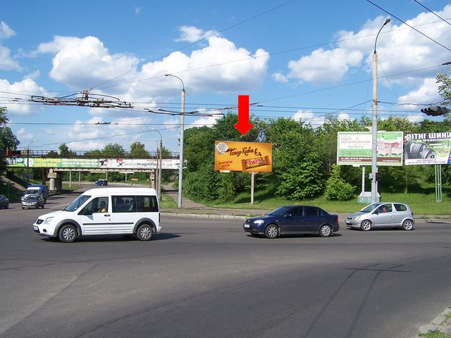 Щит 6x3,  Сумгаитская ул. / Одесская ул., возле АЗС "Amic", со стороны автозавода "Богдан"