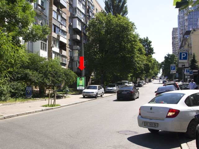 Сітілайт 1.2x1.8,  Хмельницкого ул., 94, напротив отеля "Опера", в сторону ул. Крещатик