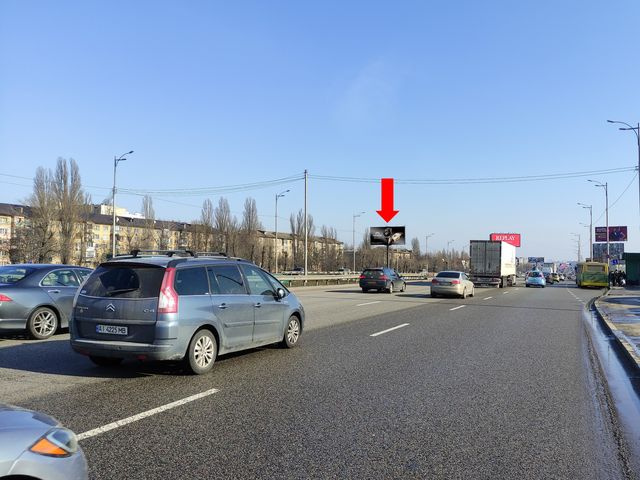 Цифрова панель 6x3,  Кольцевая дорога - ул. Литвиненко-Вольгемут, разделитель, поворот на Софиевскую Борщаговку, в сторону Одесской пл., (ролик 10 сек, 1 выход/1,5 минуты)