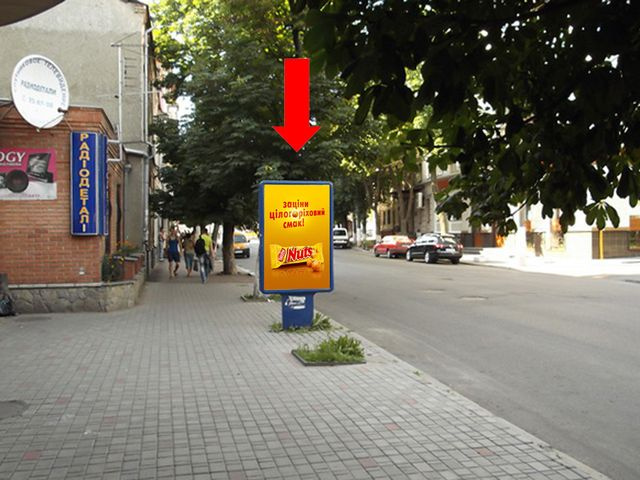 Сітілайт 1.2x1.8,  Покровская ул. (бывш. ул. Щорса) ул., 4 / ул. Киевская, возле магазина "Радиодетали"