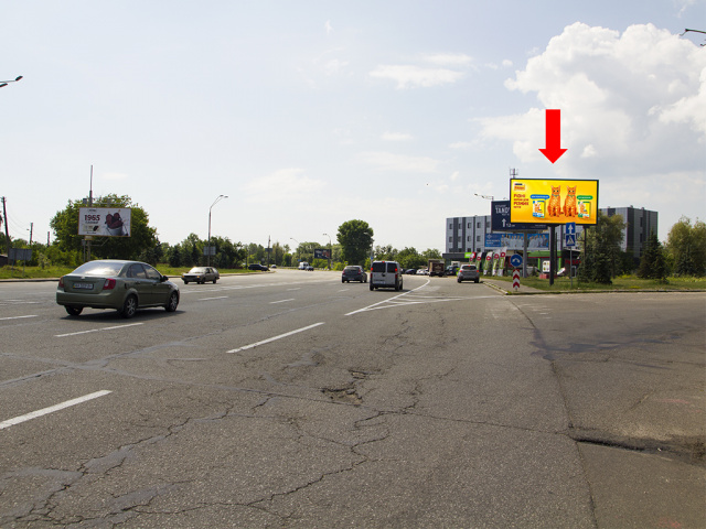 Цифрова панель 6x3,  Столичне шосе - вул. Заболотного, супермаркет "Фора", поворот на авторинок, з центру