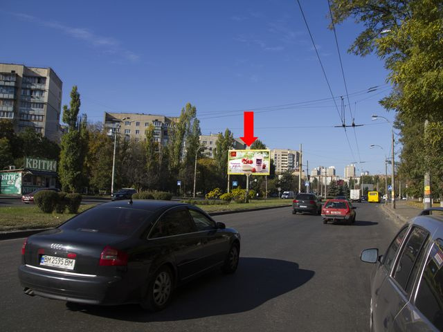Призма 6x3,  Ивашкевича ул., 3, разделитель, в сторону Правды пр., McDonald's