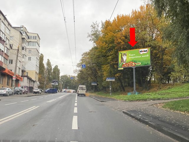 Щит 6x3,  Рыбалко М. ул. / пр. Мира, остановка, возле магазина "Факел"