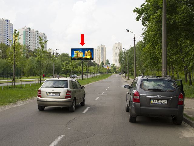 Щит 6x3,  Навои пр., разделитель, в сторону бул. Перова
