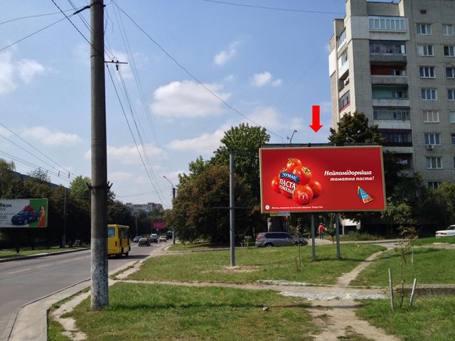 Призма 6x3,  Мазепы ул., 23, супермаркет "Вопак", в сторону ТРЦ "Спартак"