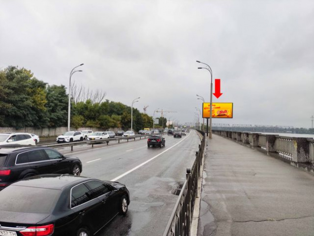 Призма 6x3,  Набережно-Рыбальская ул., 350м до мост Подольско-Воскресенский, в сторону Оболони