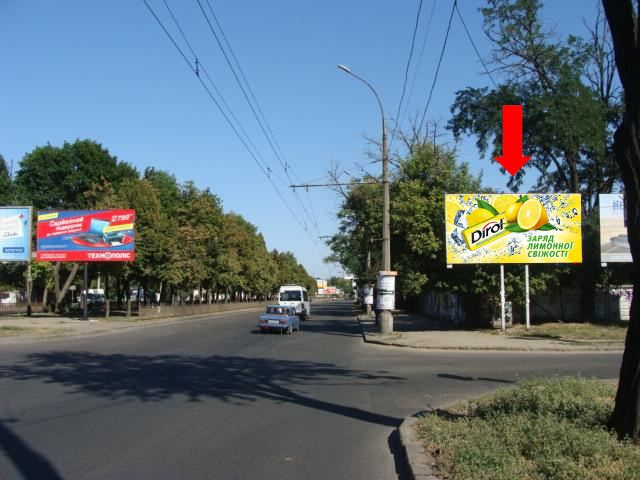 Щит 6x3,  Центральный пр. (бывш. Ленина пр.) / Василевского ул., возле фитнес клуба "Grand", левая