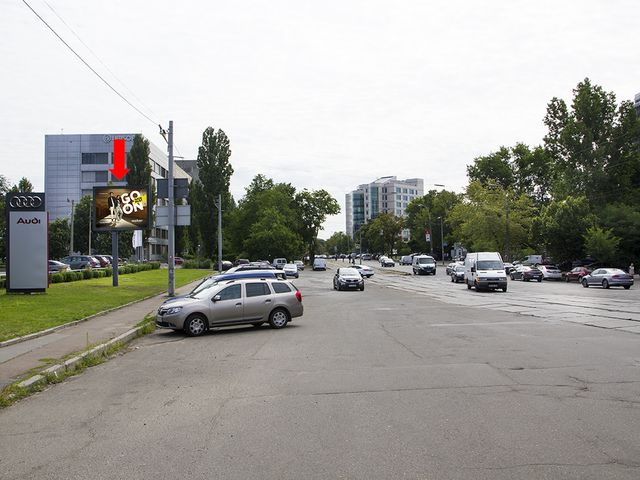Скролл 3.14x2.3,  Дегтяревская ул., 54 - ул. Оранжерейная, возле автосалона Audi, к ул. Телиги, ст.м. "Берестейская"