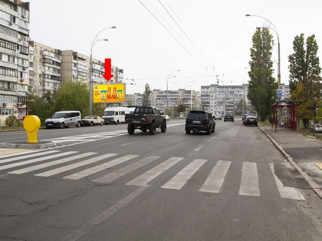 Щит 6x3,  Героев Днепра ул., 71, в сторону Героев Сталинграда пр.