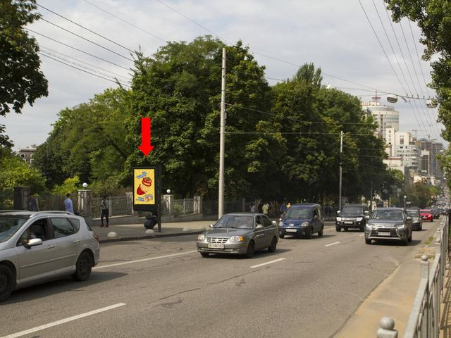 Сітілайт 1.2x1.8,  Шевченко бул., 36, возле Ботанического сада, в сторону Победы пл.