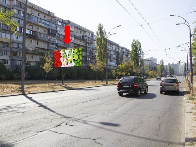 Щит 6x3,  Тимошенко ул., 6, напротив супермаркета "Экомаркет", в сторону ул. Малиновского
