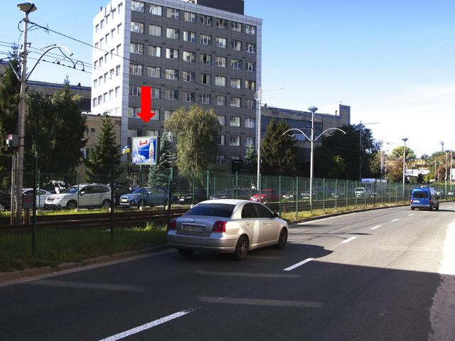Беклайт 3.14x2.3,  Жилянская ул., 97, в сторону Борщаговская ул.