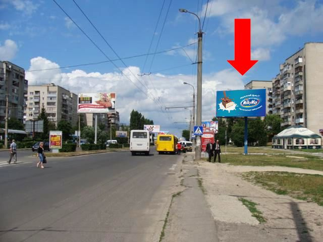 Щит 6x3,  Соборности пр., возле Приватбанка, напротив ЗАГСа