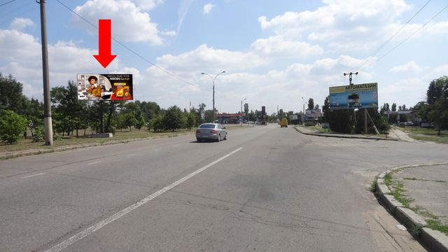Щит 6x3, Веселиновская ул. / Очаковская ул., возле Варваровского рынка, в центр Щит 6x3, Веселиновская ул. / Очаковская ул., возле Варваровского рынка, в центр