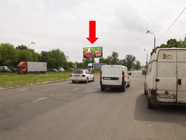 Щит 6x3, Королева пр., 4 - ул. Желудева, разделителе, в сторону супермаркета "Сильпо" Щит 6x3, Королева пр., 4 - ул. Желудева, разделителе, в сторону супермаркета "Сильпо"
