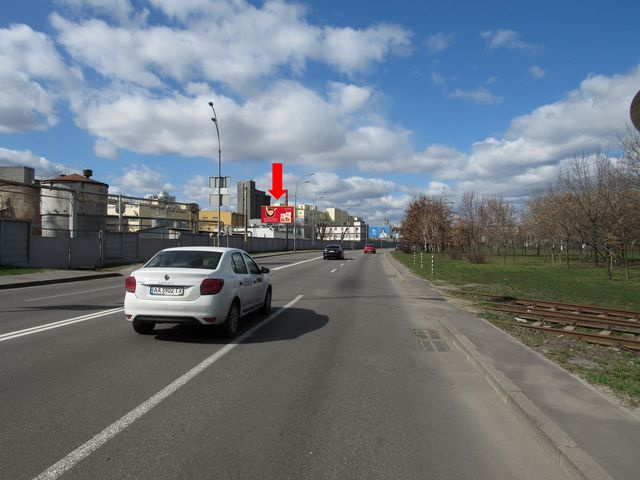 Щит 6x3,  Гринченко ул. возле фабрик Рошен и Олком, в сторону бул. Дружбы народов