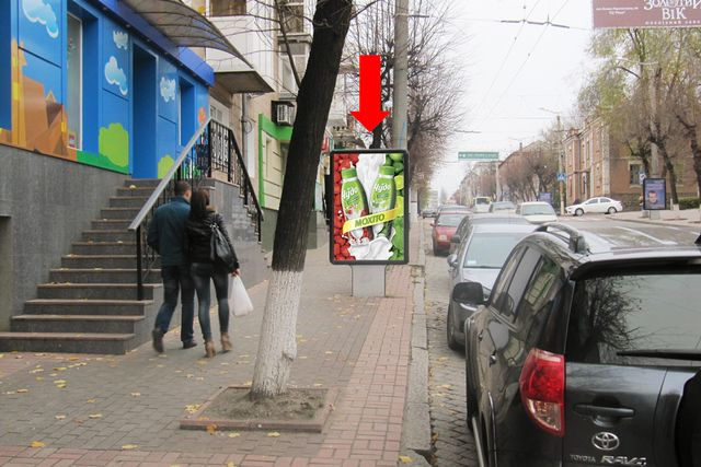 Сітілайт 1.2x1.8,  Б. Перспективная ул. (бывш. Маркса ул.), 20, возле магазина "Малышандия"