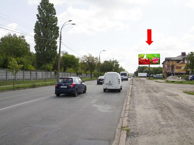 Щит 6x3,  Стеценко ул., 200 м. АЗС "WOG", в сторону центра