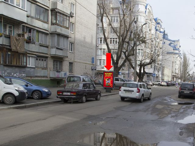 Сітілайт 1.2x1.8,  Туровская ул. - ул. Почайнинская, в сторону центра
