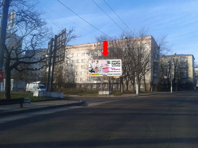 Щит 6x3,  Чудновская ул. (бывш. ул. Черняховского), 18 (1 місце )