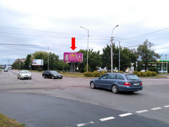 Щит 6x3,  Капушанская ул. - ул. Бабяка, в сторону Бабяка ул.