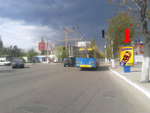 Сітілайт 1.2x1.8,  Витрука ул., 9В, возле супермаркетов "Олди","Эльдорадо" и "Фуршет"