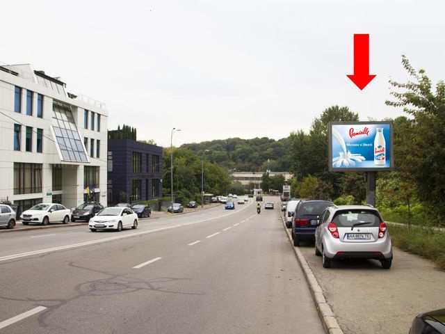 Беклайт 3.14x2.3,  Старонаводницкая ул., 8 А, в сторону бул. Дружбы Народов, моста Патона