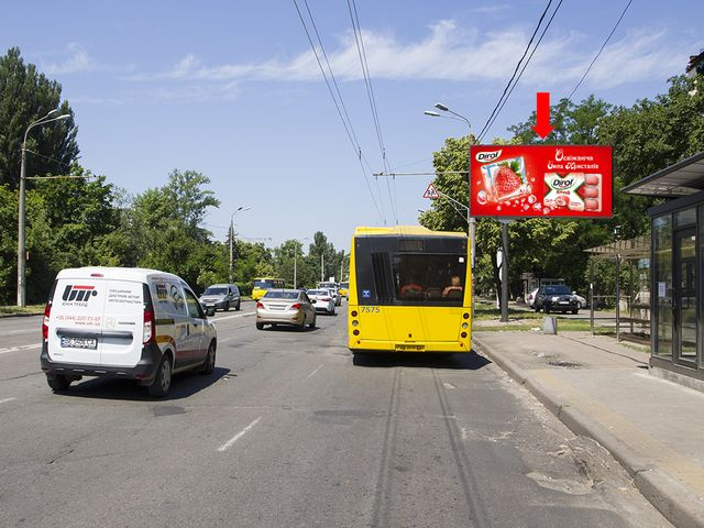 Щит 6x3,  Свободы пр., 8/28 - ул. Межевая, в сторону рынка "Виноградарь"