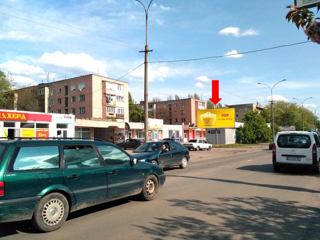 Щит 6x3,  Грушевского ул., 33, возле супермаркета "Океан", в сторону ул. Минайской