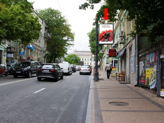 Сітілайт 1.2x1.8,  Михайловская ул., 24а, в сторону Михайловской пл.