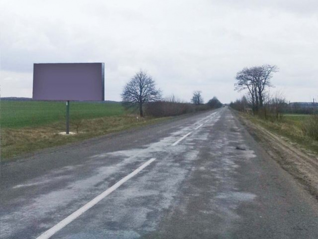Щит 6x3,  пгт Турийск, в сторону Луцка