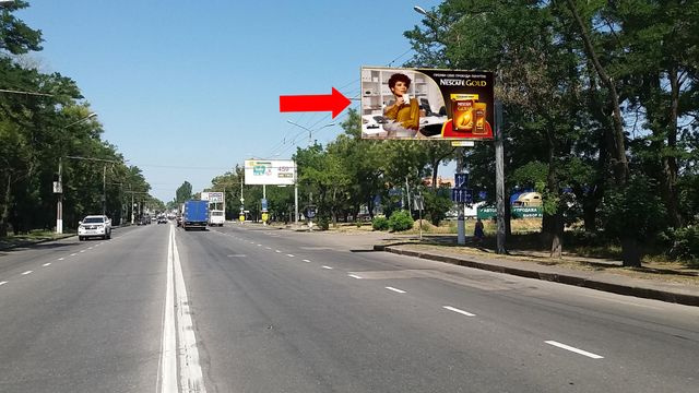 Щит 6x3,  Героев Сталинграда пр., 9Д, возле супермаркета "Metro", АЗС "Formula", из центра